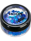 Moon Glow - Neon UV Chunky Glitter, Blue 1