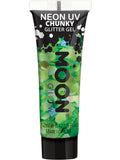 Moon Glow - Neon UV Chunky Glitter Gel, Green 1