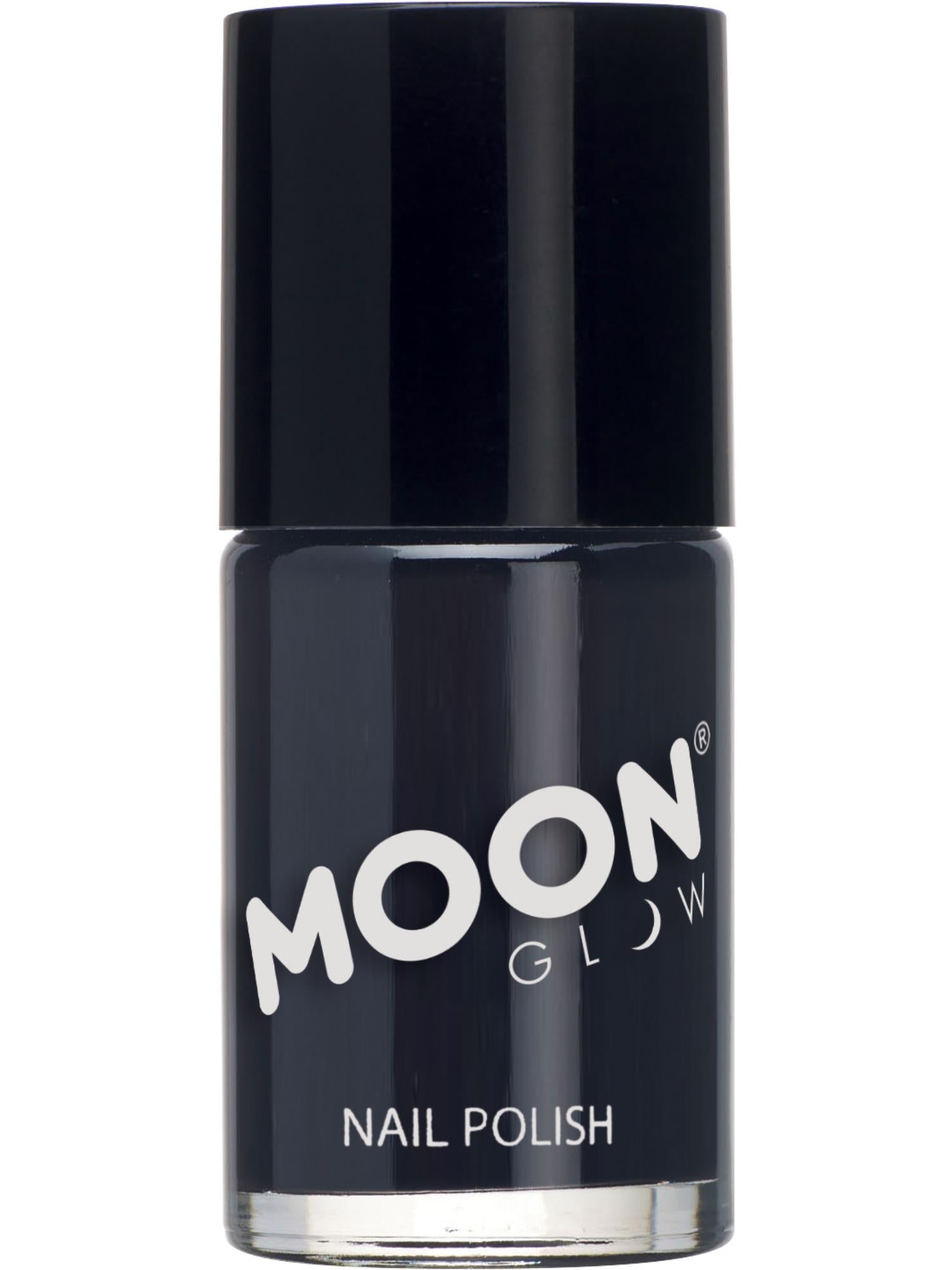 Moon Glow Pastel Neon UV Nail Polish, Black 1