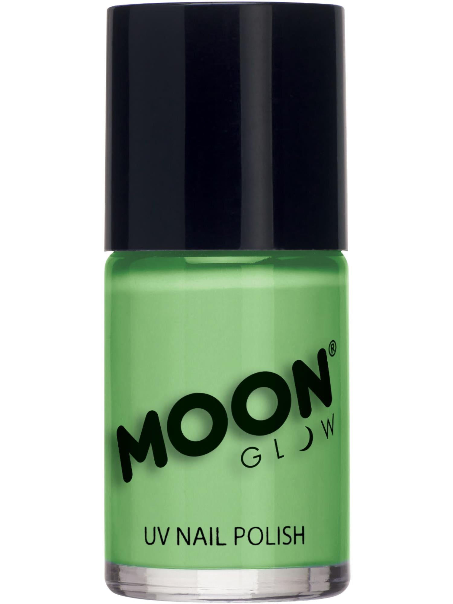 Moon Glow Pastel Neon UV Nail Polish, Pastel Green 1