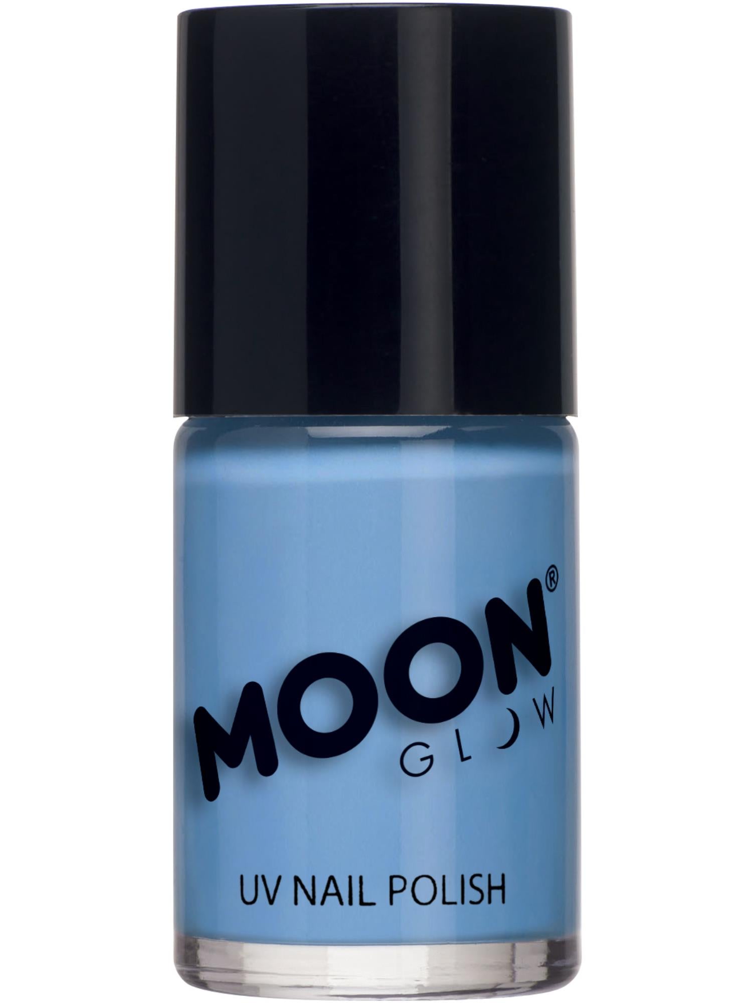 Moon Glow Pastel Neon UV Nail Polish, Pastel Blue 1