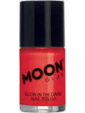 Moon Glow - Glow in the Dark Nail Polish, Red 1