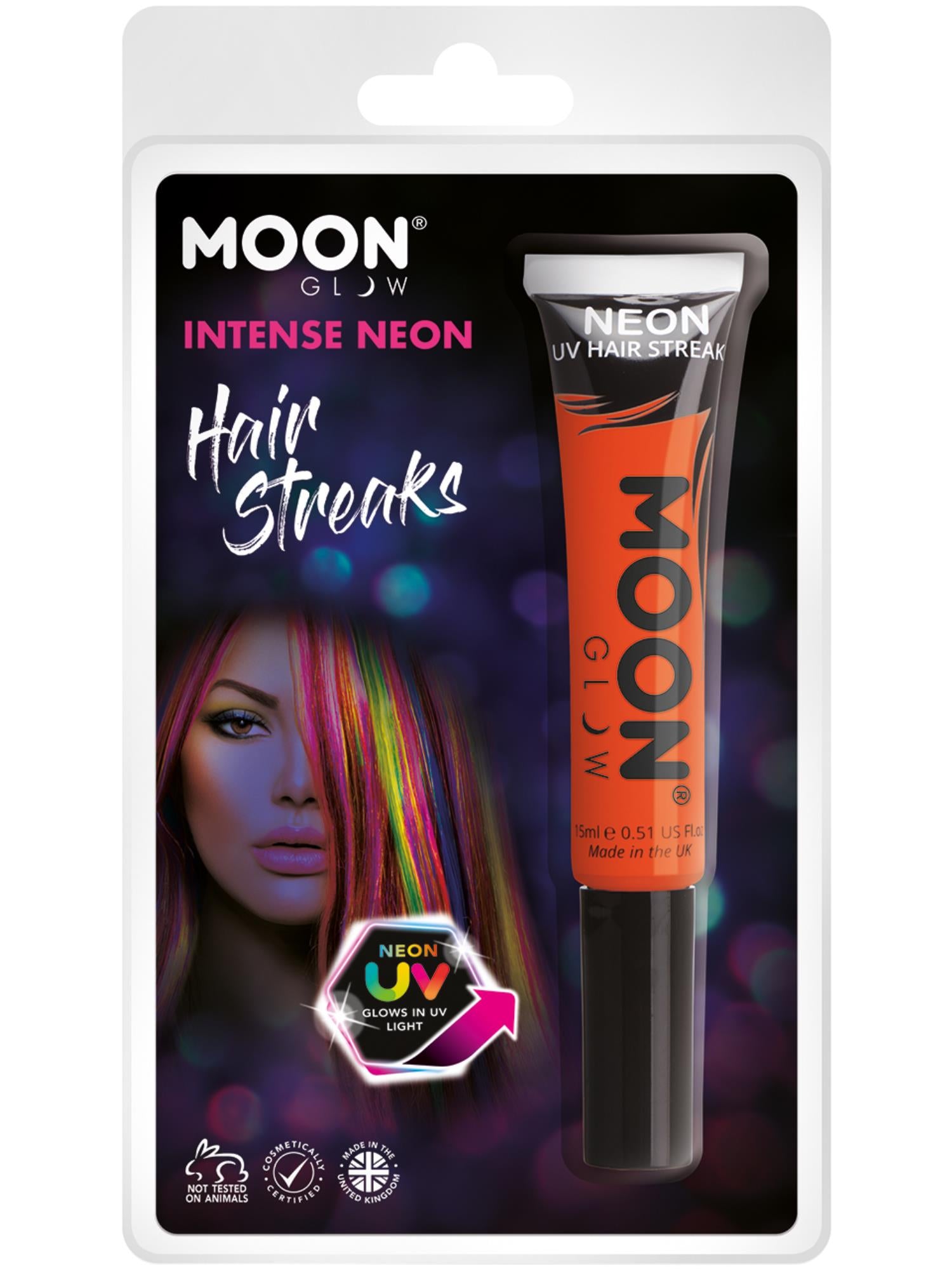 Moon Glow Intense Neon UV Hair Streaks, Intense Or 1