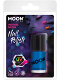 Moon Glow Intense Neon UV Nail Polish, Intense Blu 1