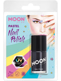 Moon Glow Pastel Neon UV Nail Polish, Black 1