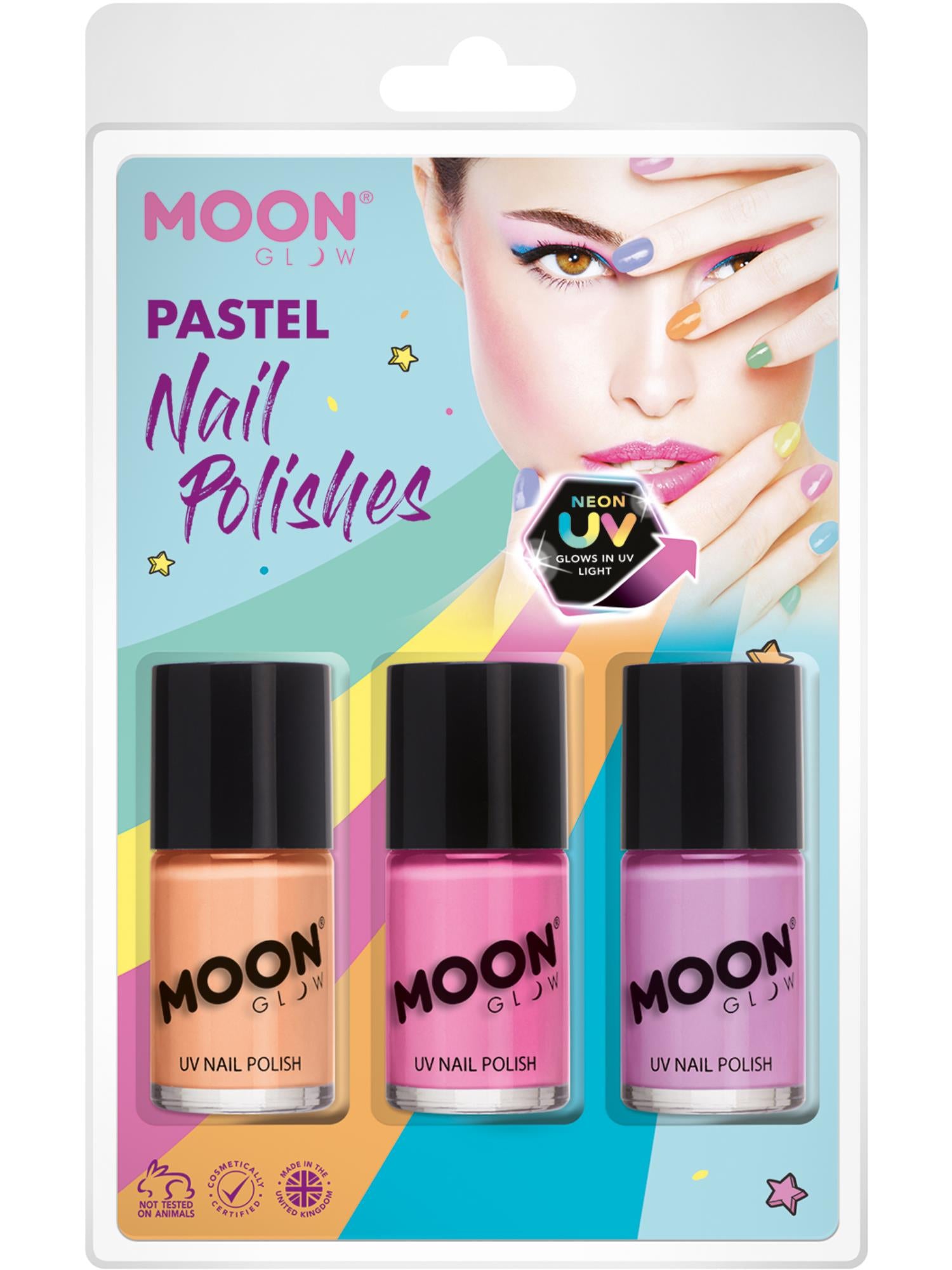 Moon Glow Pastel Neon UV Nail Polish, 1