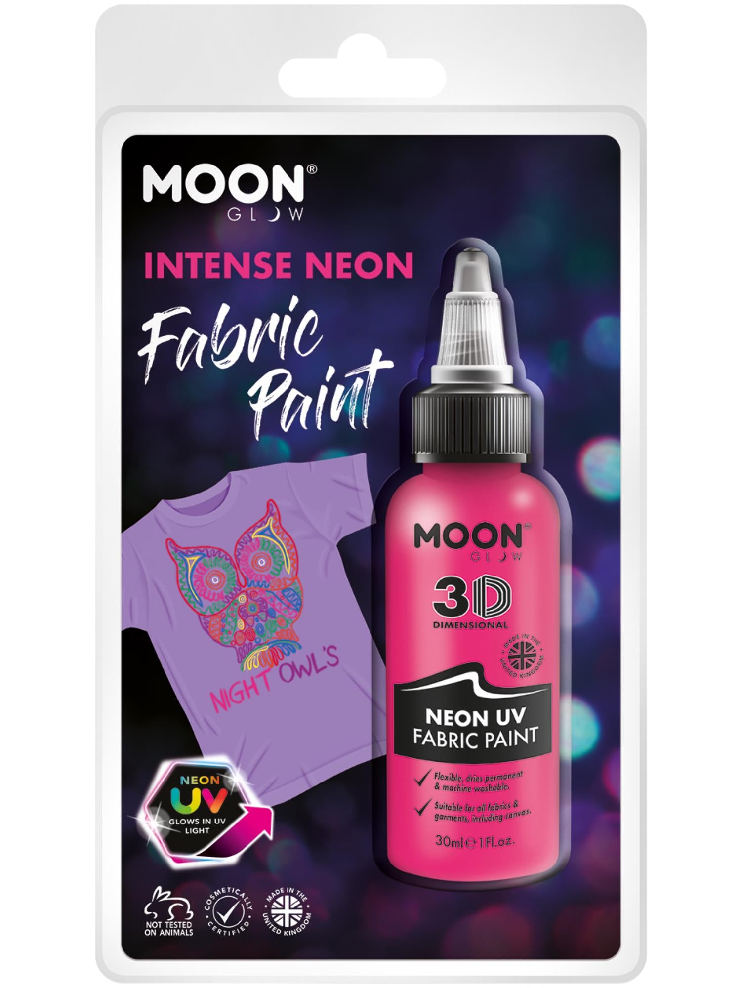 Moon Glow - Neon UV Intense Fabric Paint 1