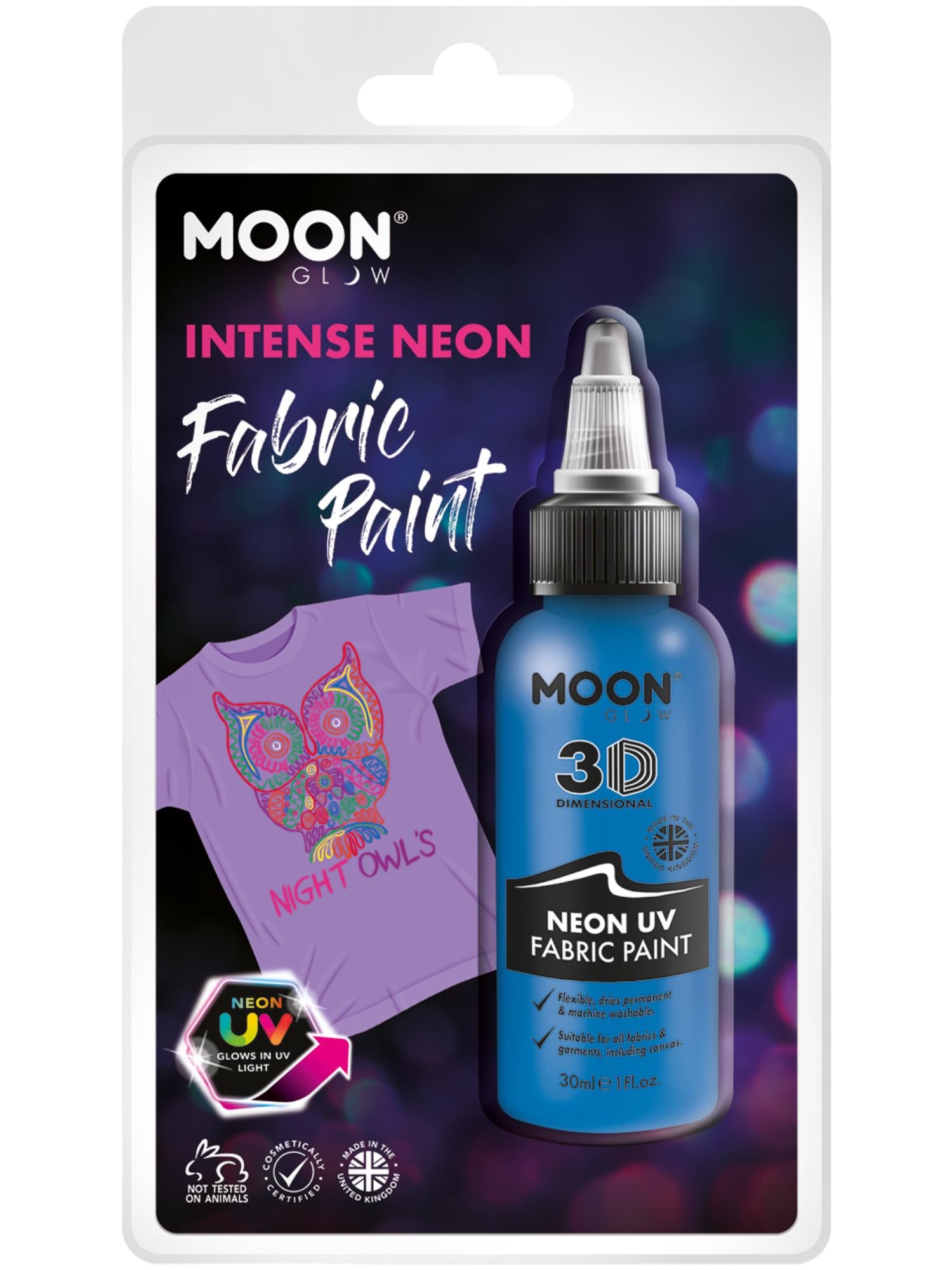 Moon Glow - Neon UV Intense Fabric Paint 1