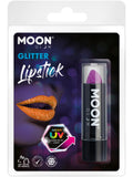Moon Glow - Neon UV Glitter Lipstick, Purple 1
