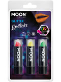 Moon Glow - Neon UV Glitter Lipstick, 1