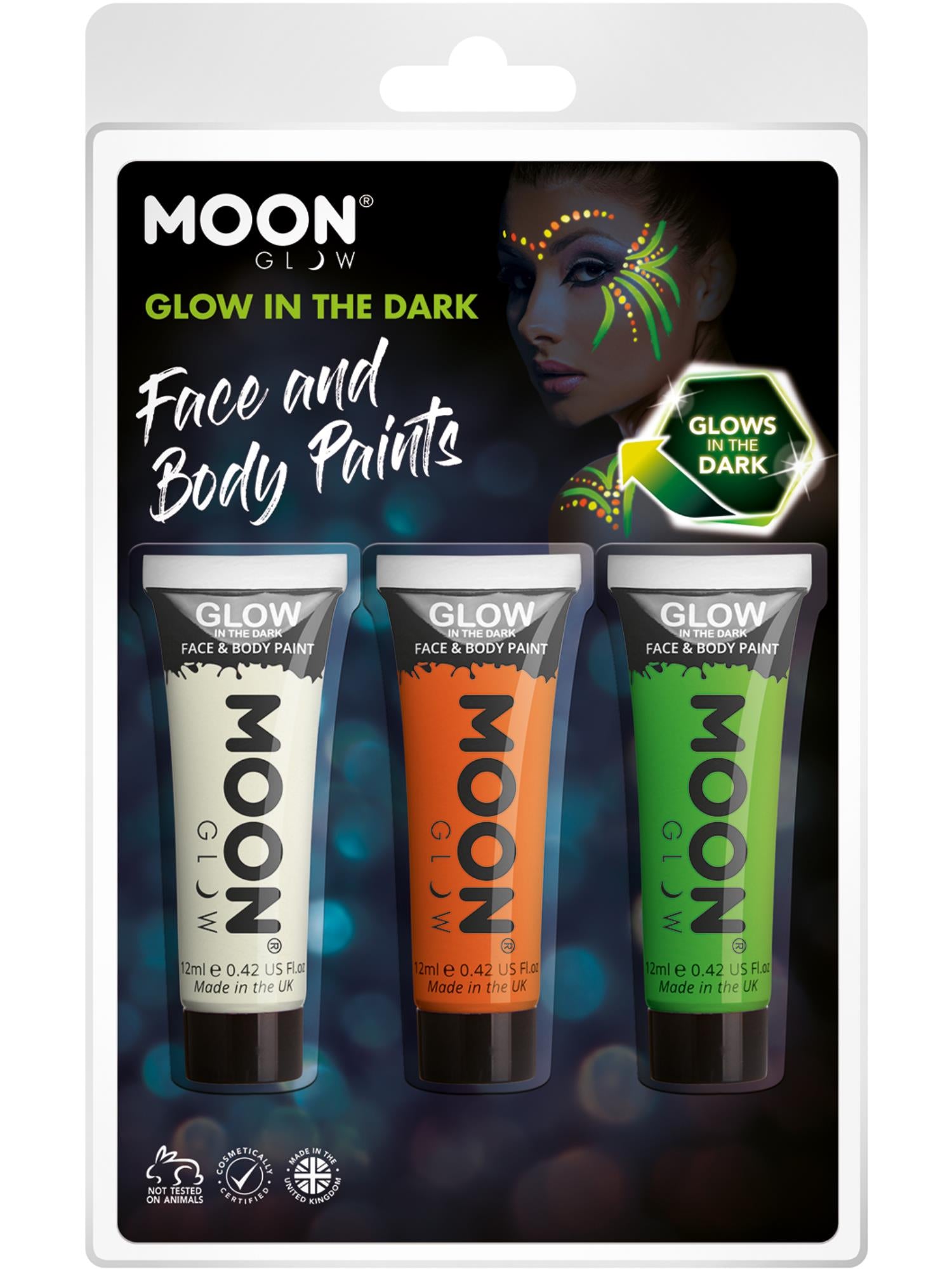 Moon Glow - Glow in the Dark Face Paint, 1