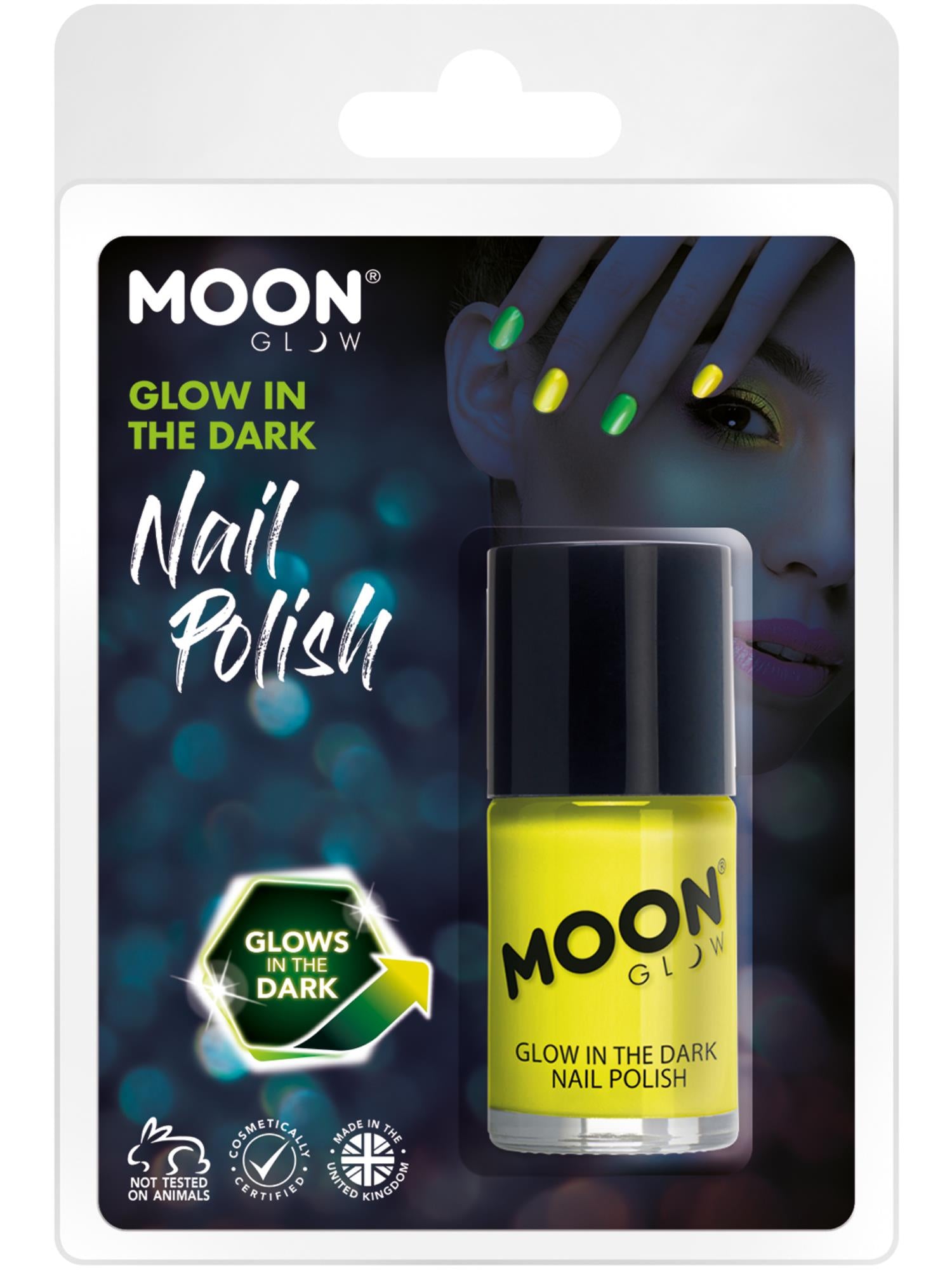 Moon Glow - Glow in the Dark Nail Polish, Yellow 1