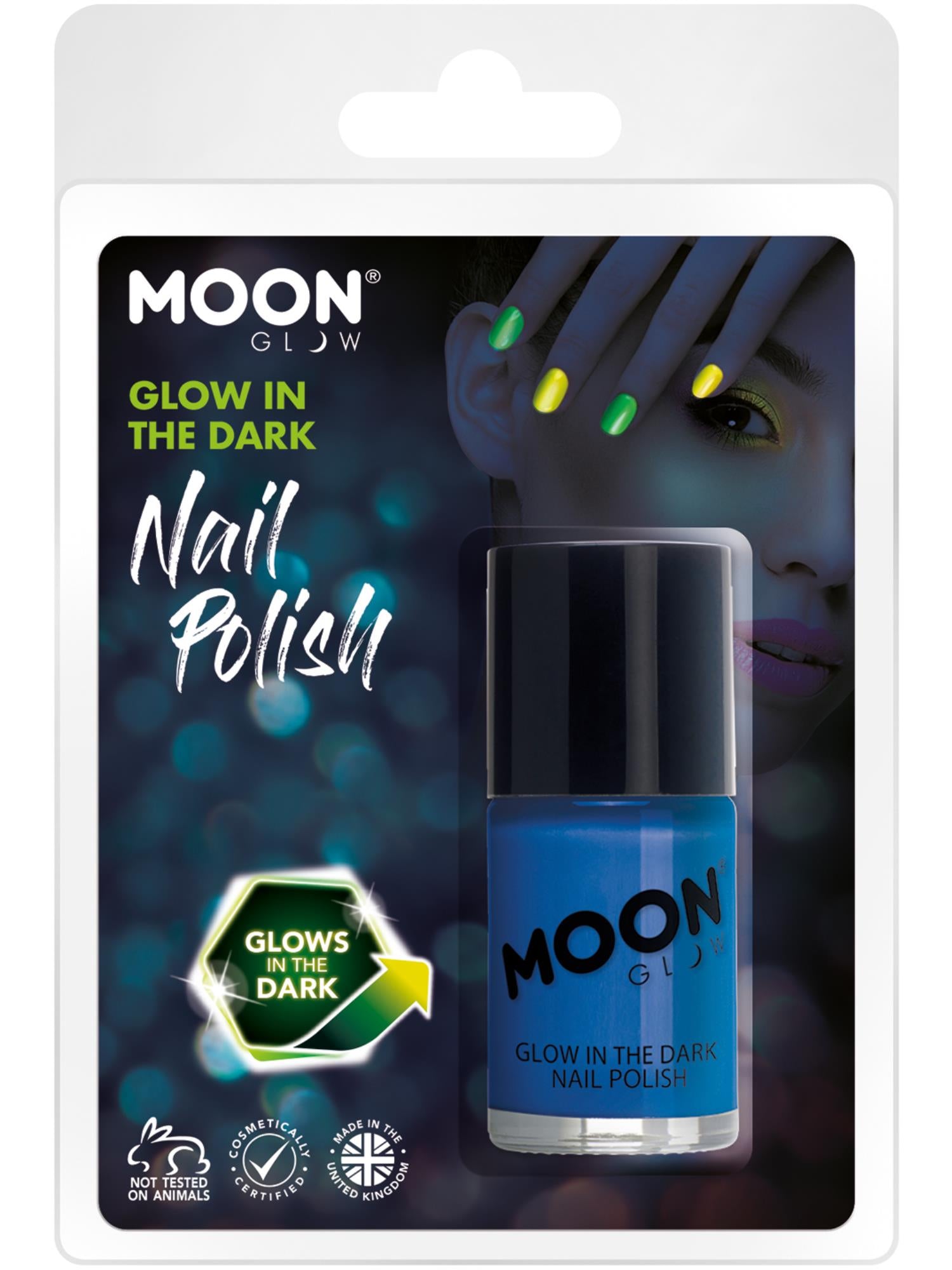 Moon Glow - Glow in the Dark Nail Polish, Blue 1