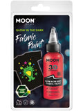 Moon Glow - Glow in the Dark Fabric Paint, Red 1