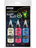 Moon Glow - Glow in the Dark Fabric Paint, 1