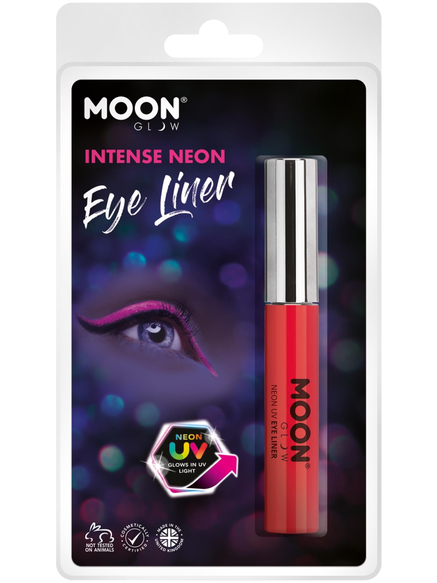 Moon Glow Intense Neon UV Eye Liner, Intense Red 1