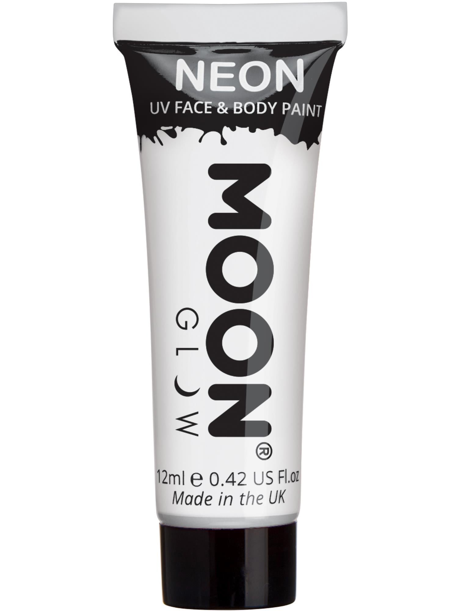 Moon Glow Intense Neon UV Face Paint, White 1