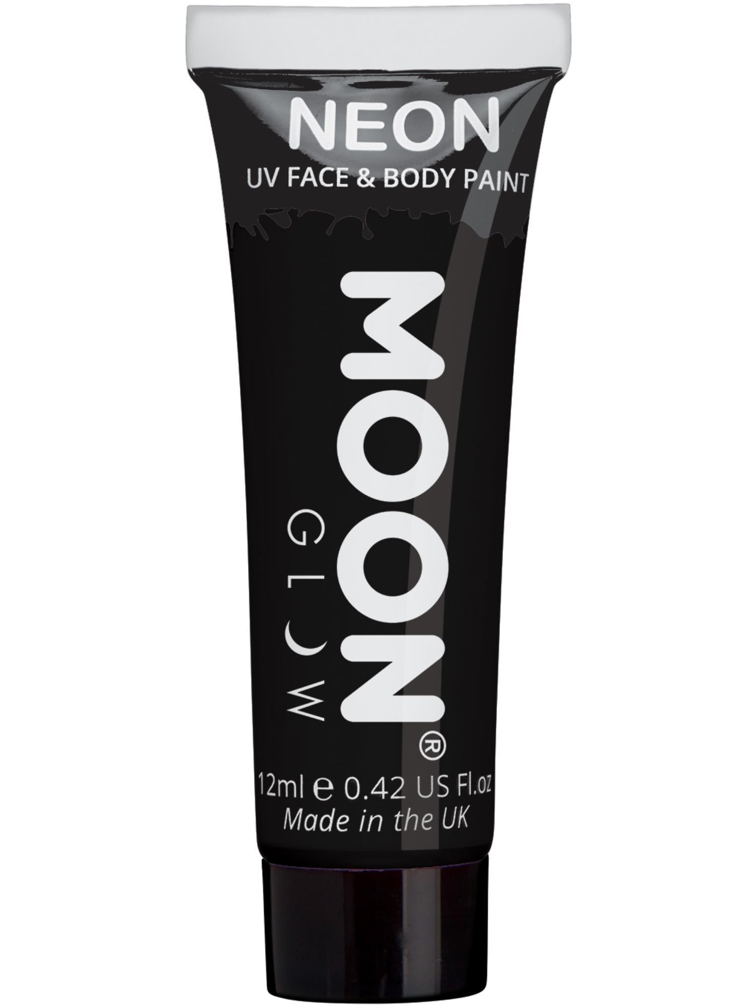 Moon Glow Pastel Neon UV Face Paint, Black 1