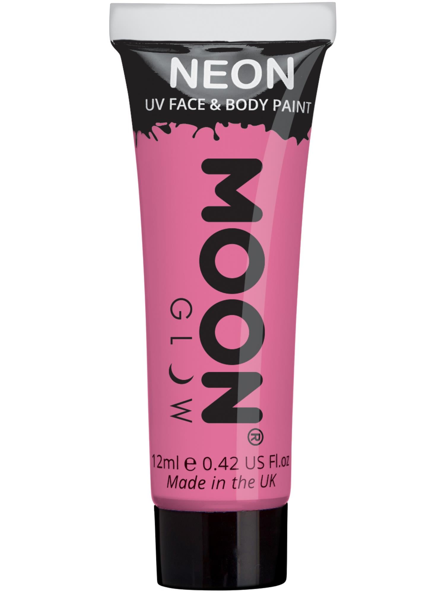 Moon Glow Pastel Neon UV Face Paint, Pastel Pink 1