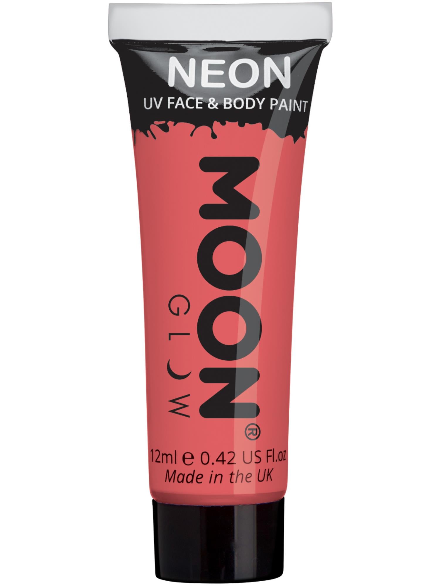 Moon Glow Pastel Neon UV Face Paint, Pastel Coral 1