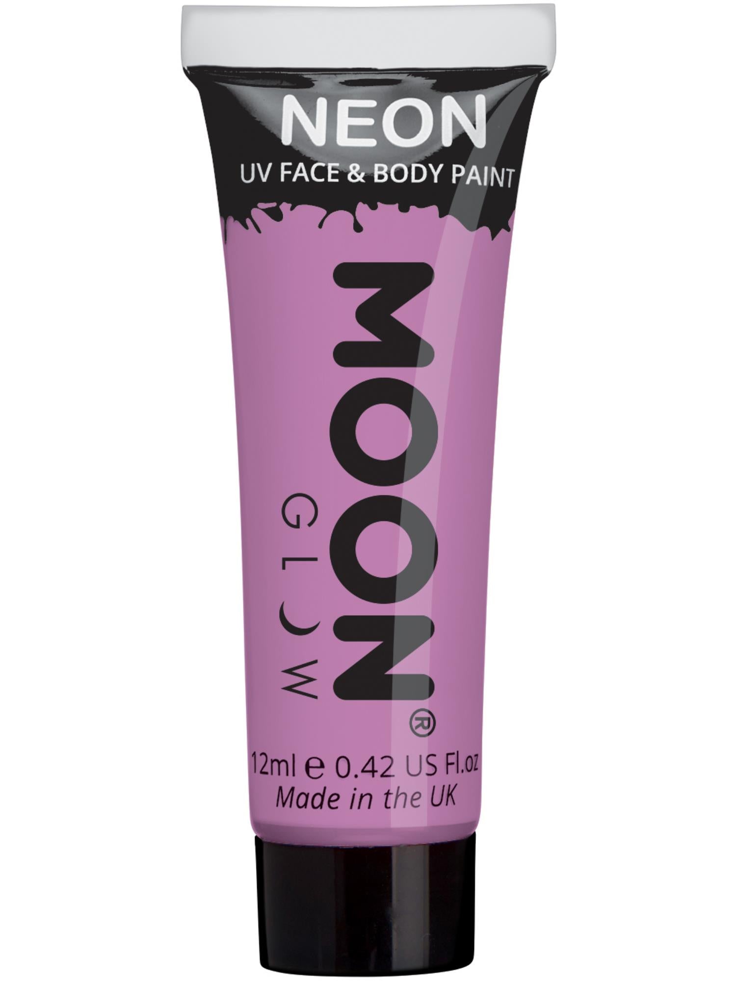 Moon Glow Pastel Neon UV Face Paint, Pastel Lilac 1