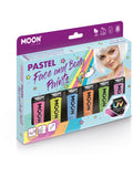 Moon Glow Pastel Neon UV Face Paint Boxset, Assort 1