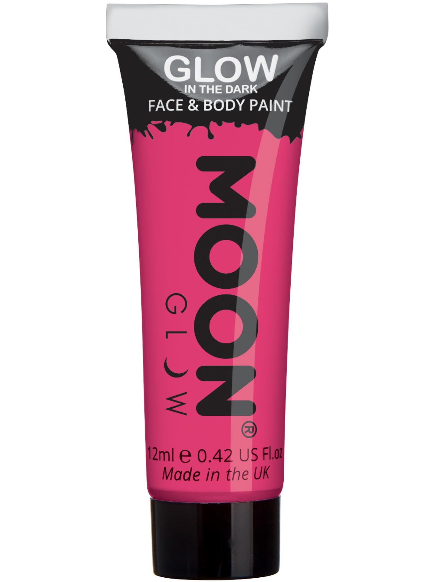 Moon Glow - Glow in the Dark Face Paint, Pink 1
