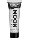 Moon Glow Intense Neon UV Hair Gel, White 1