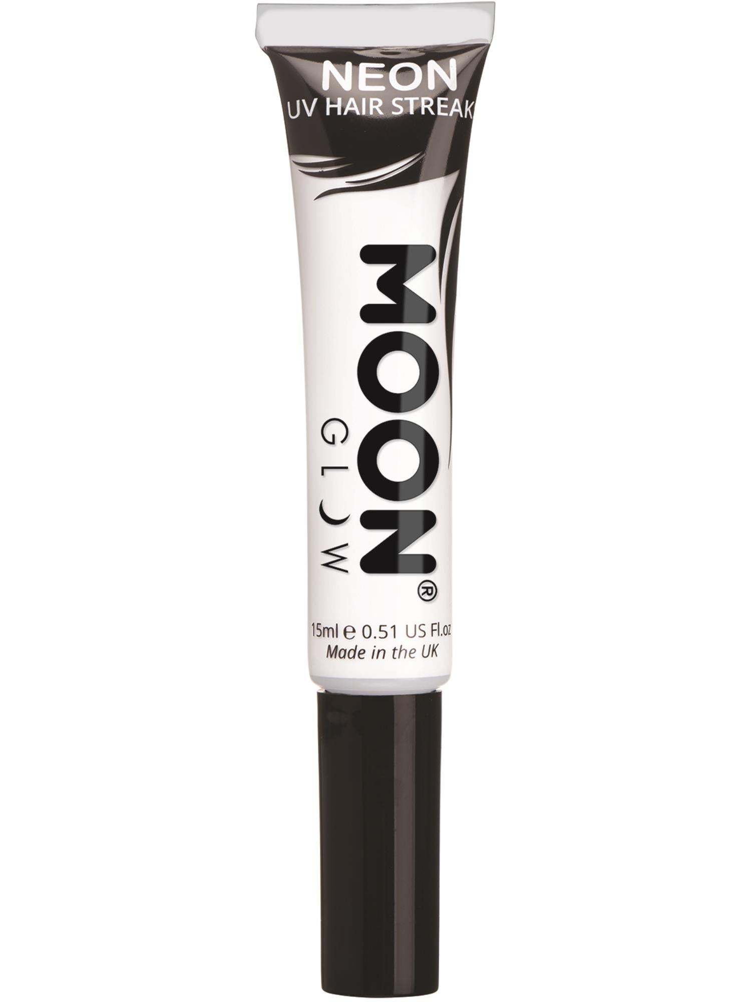 Moon Glow Intense Neon UV Hair Streaks, White 1