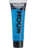 Moon Glow Neon UV Fine Glitter Gel, Blue 1