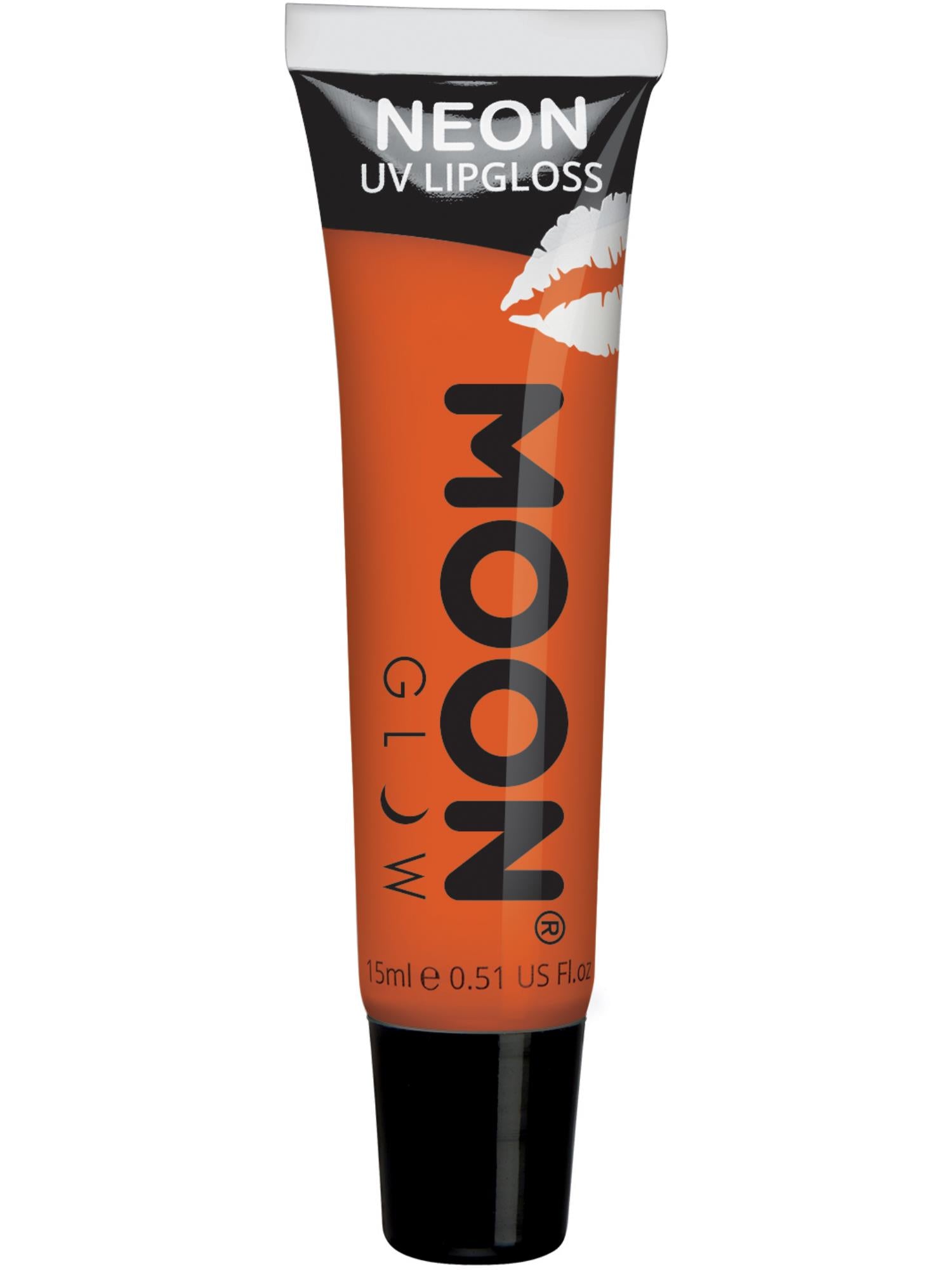 Moon Glow Intense Neon UV Fruity Lipgloss, Orange 1