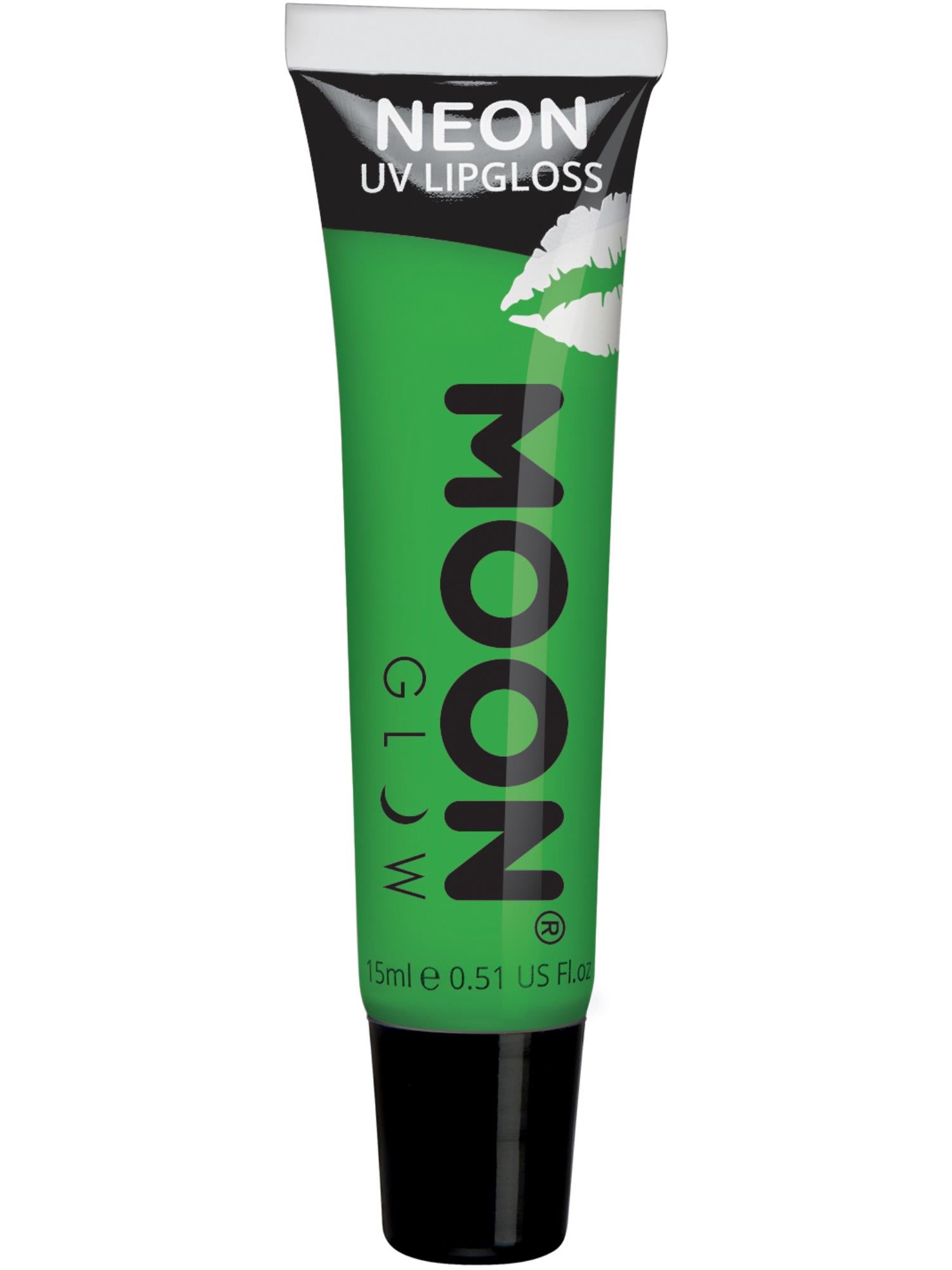 Moon Glow Intense Neon UV Fruity Lipgloss, Green 1