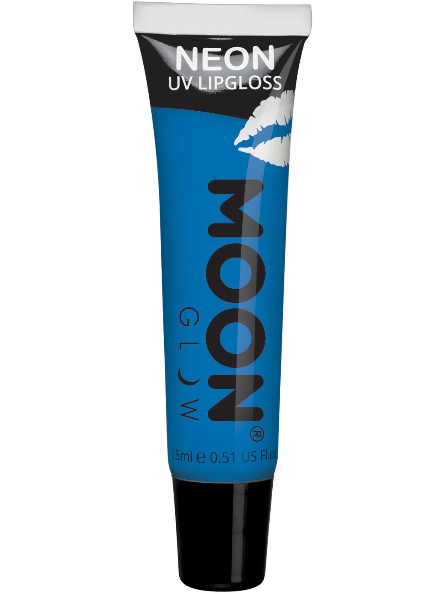 Moon Glow Intense Neon UV Fruity Lipgloss, Blue 1