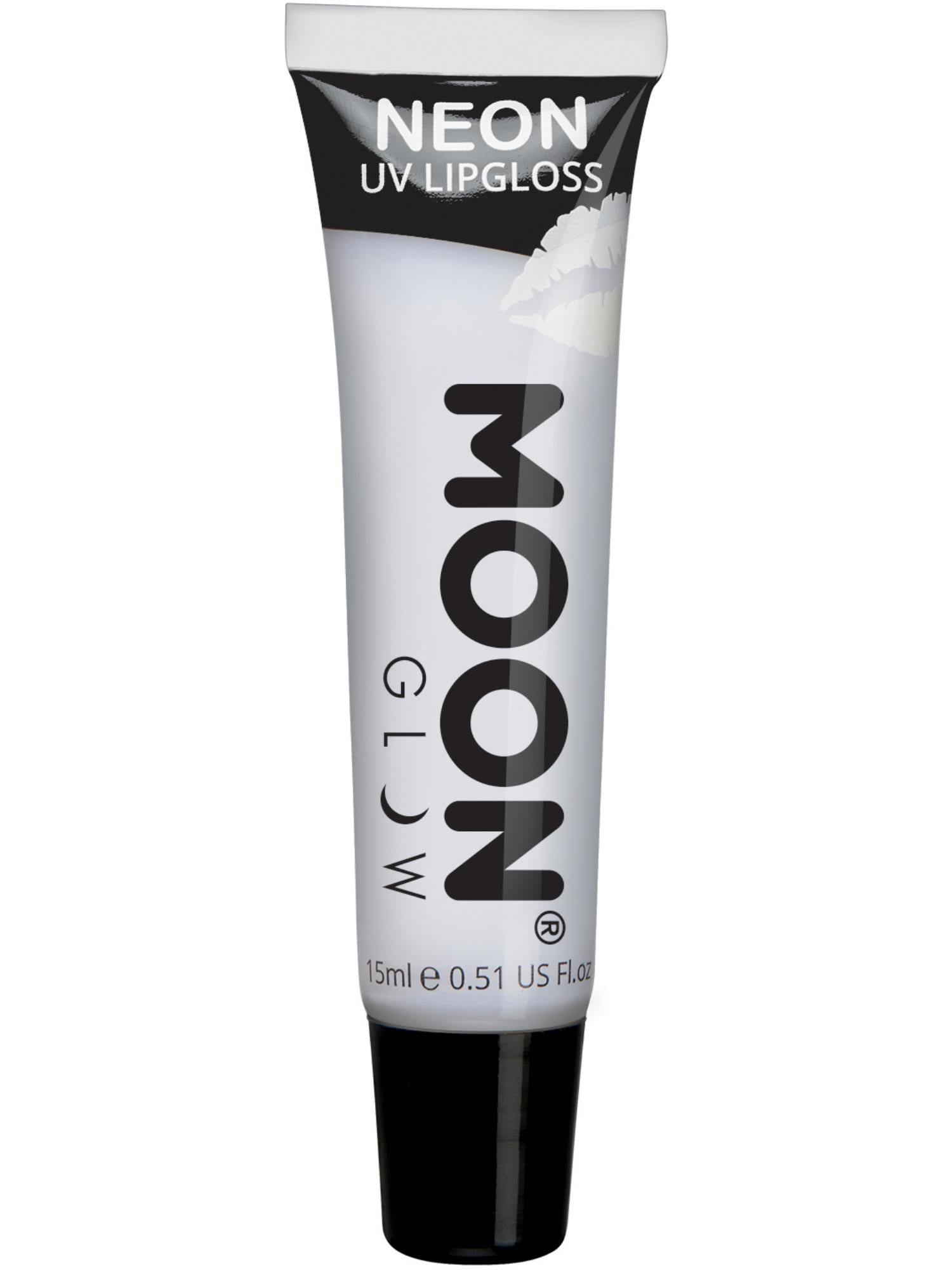 Moon Glow Intense Neon UV Fruity Lipgloss, White 1