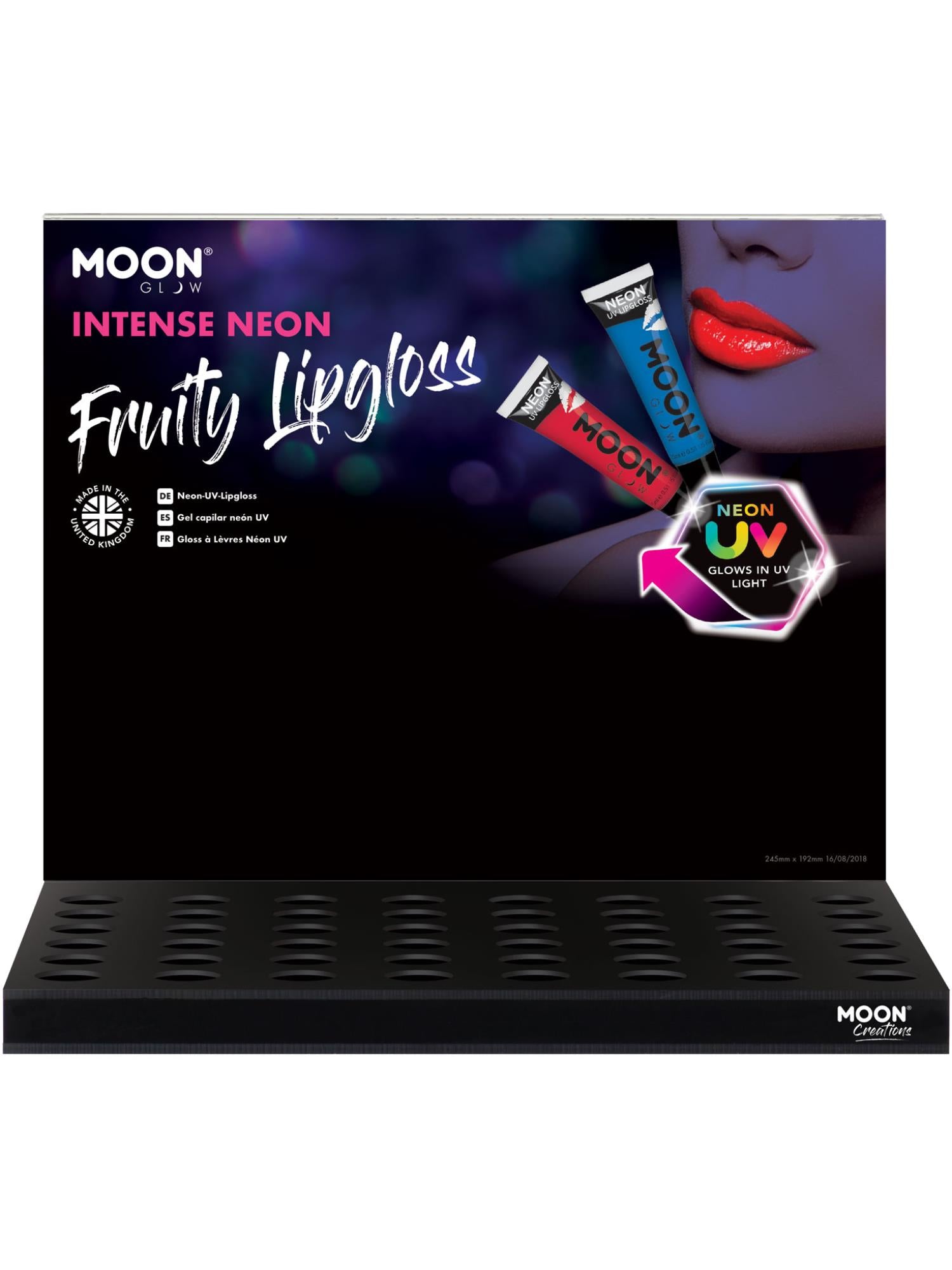 Moon Glow Intense Neon UV Fruity Lipgloss, 1