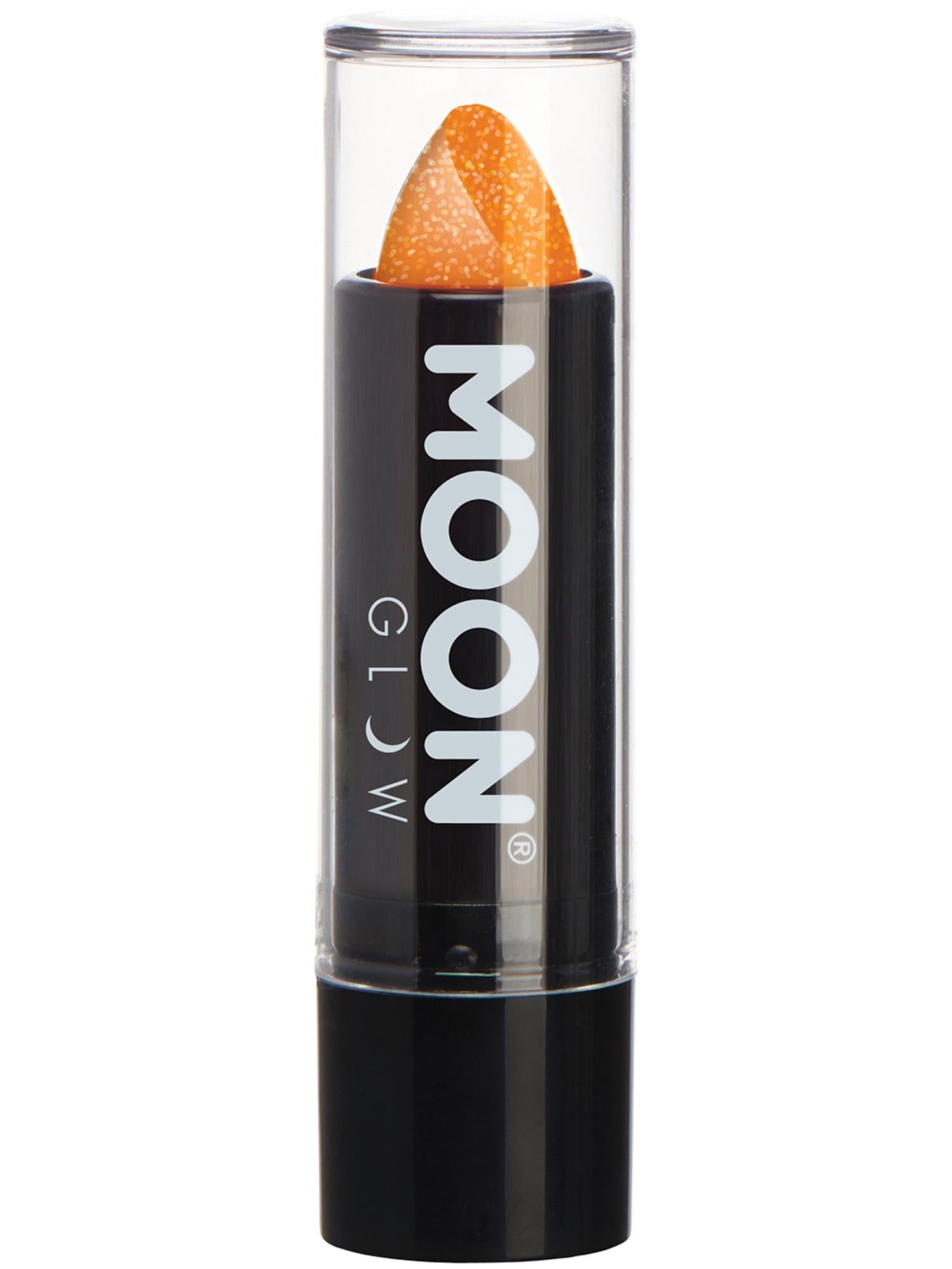 Moon Glow - Neon UV Glitter Lipstick, Orange 1