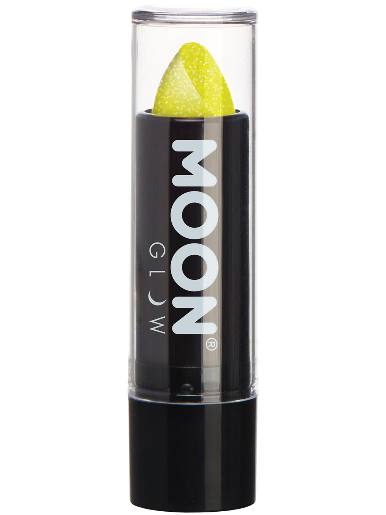 Moon Glow - Neon UV Glitter Lipstick, Yellow 1