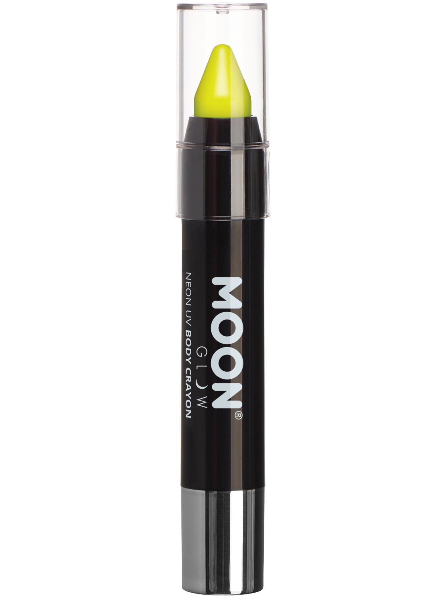Moon Glow Intense Neon UV Body Crayons, Intense Ye 1