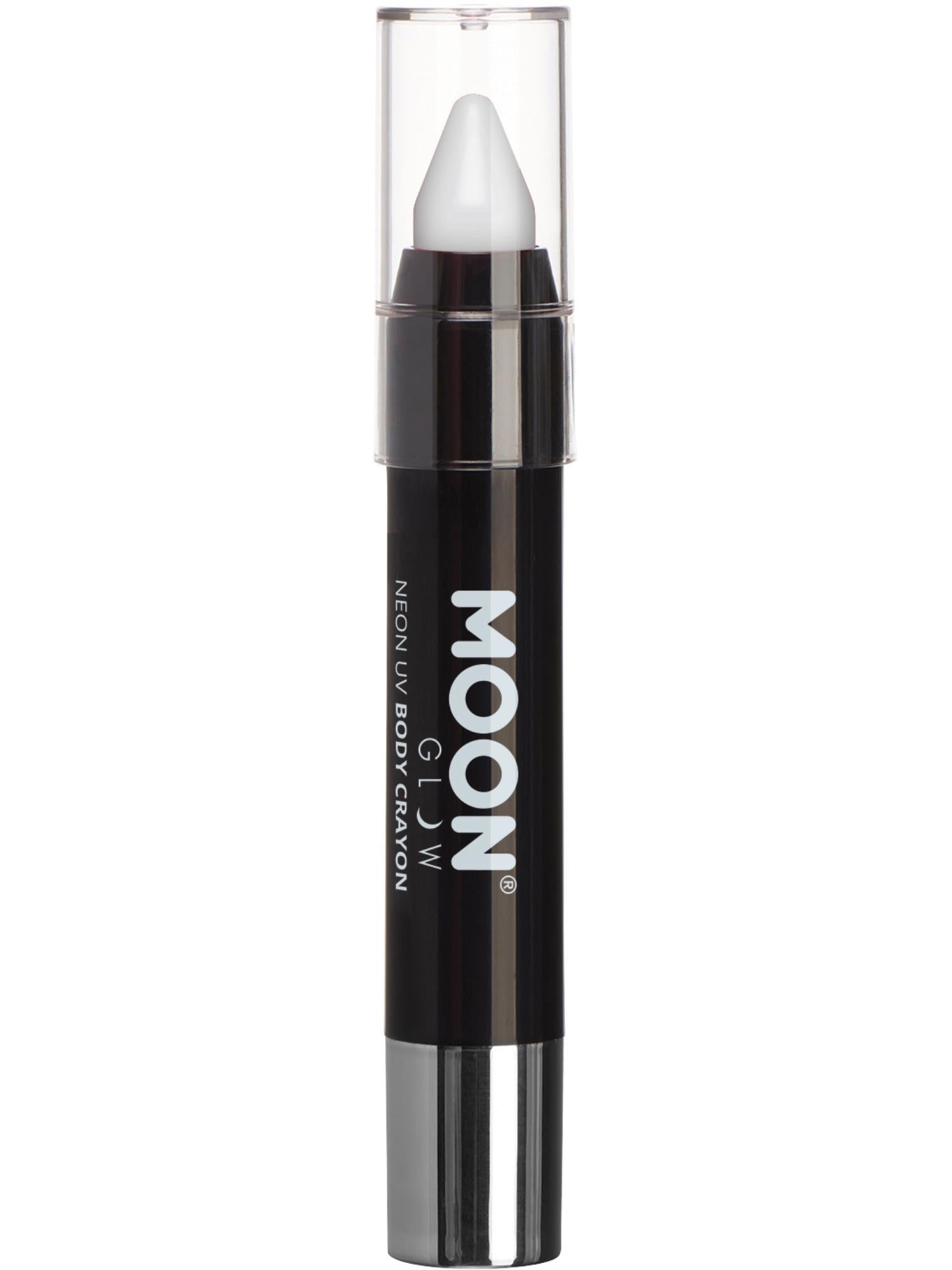 Moon Glow Intense Neon UV Body Crayons, White 1