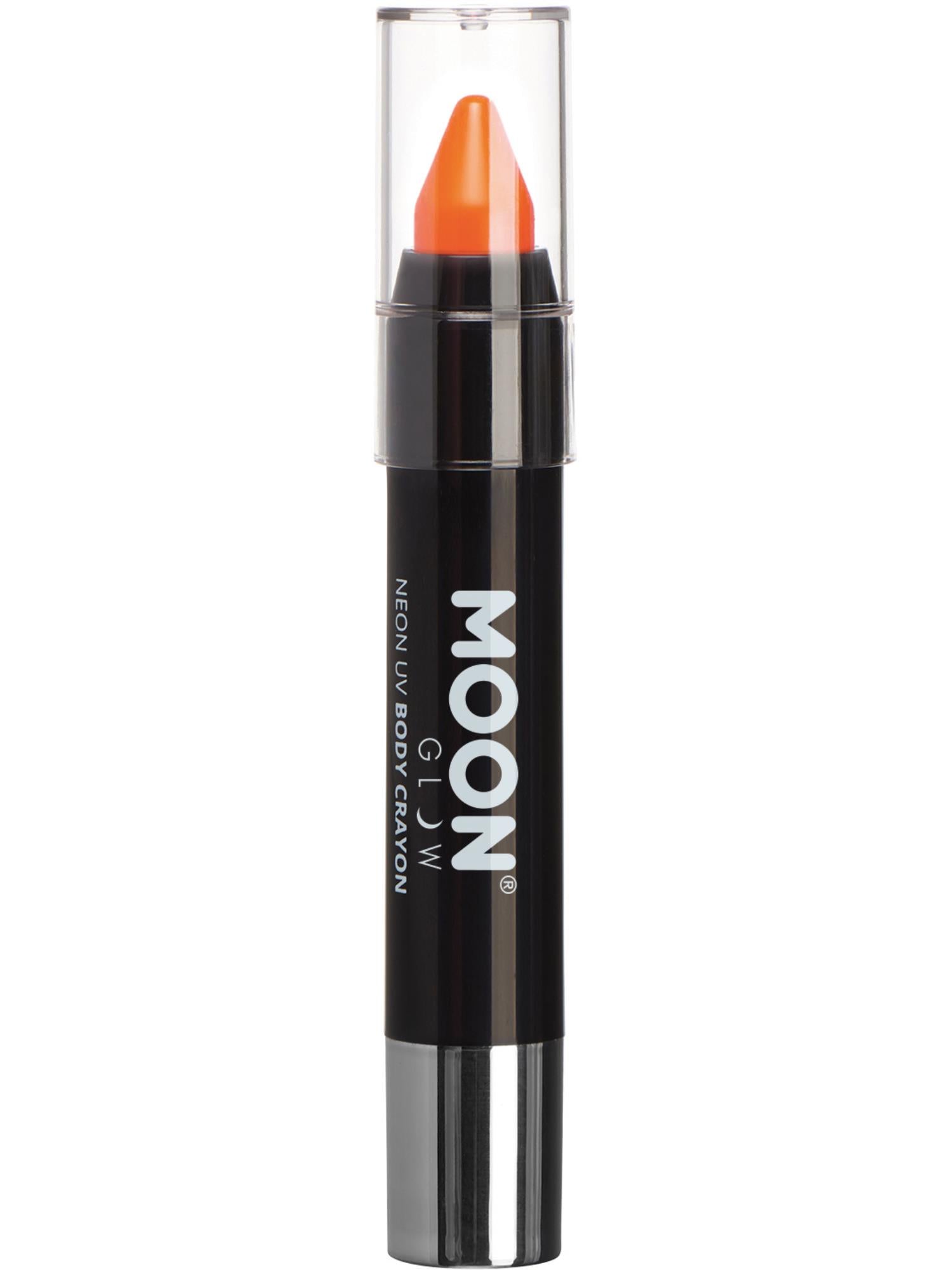 Moon Glow Pastel Neon UV Body Crayons, Pastel Oran 1