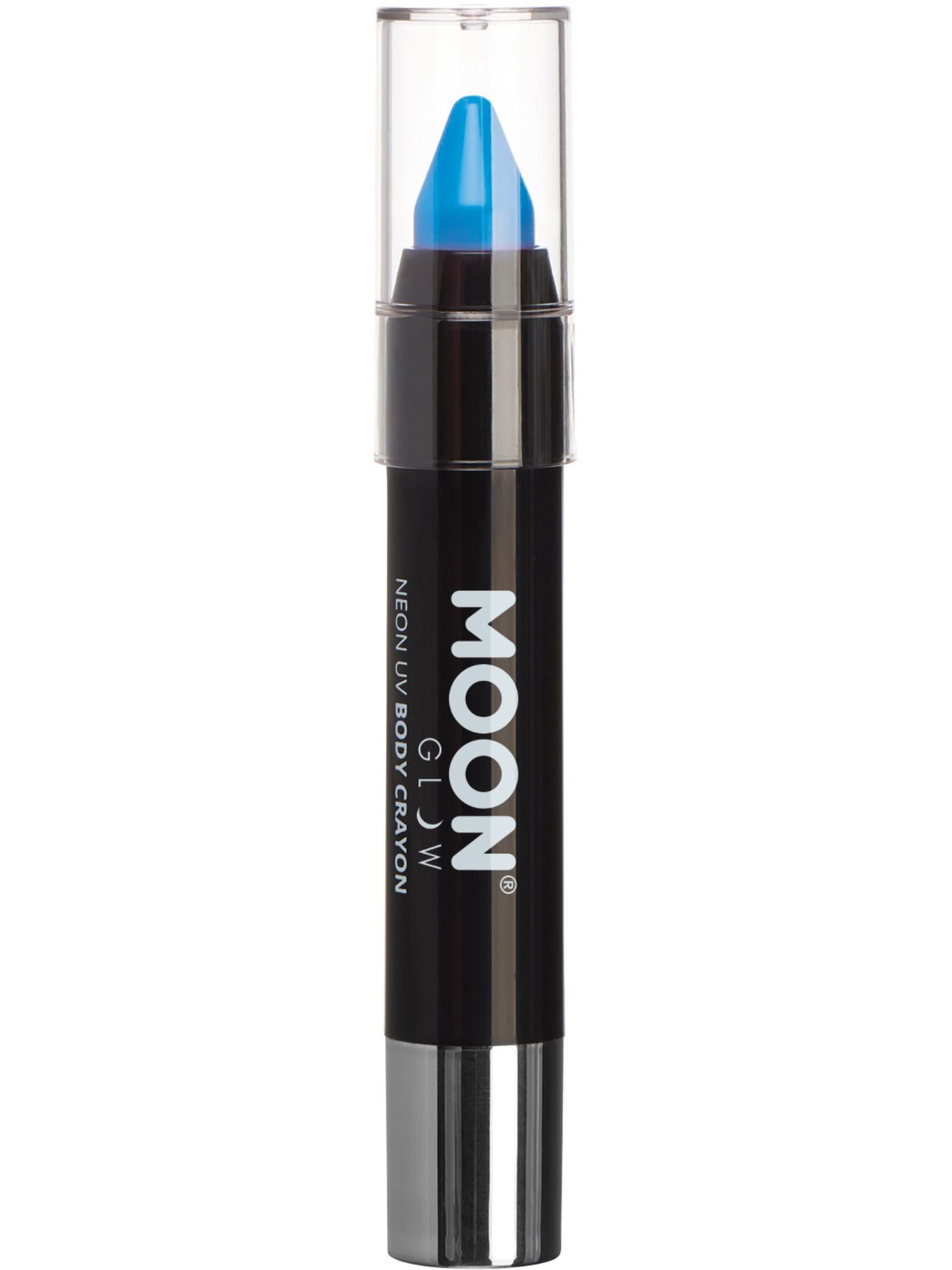 Moon Glow Pastel Neon UV Body Crayons, Pastel Blue 1