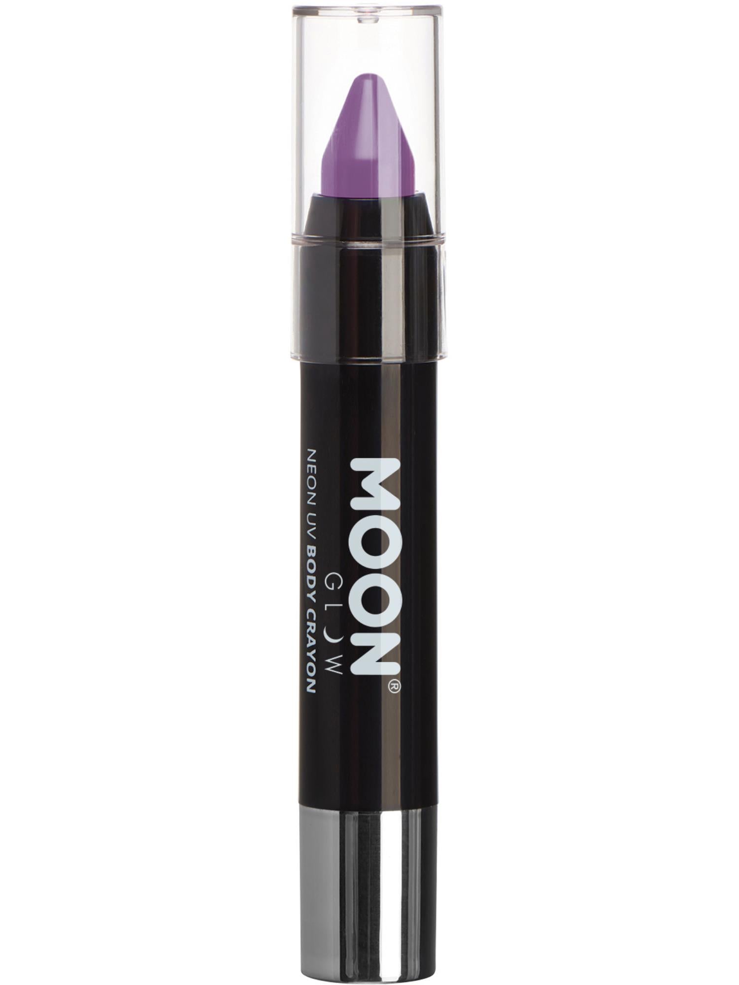 Moon Glow Pastel Neon UV Body Crayons, Pastel Lila 1