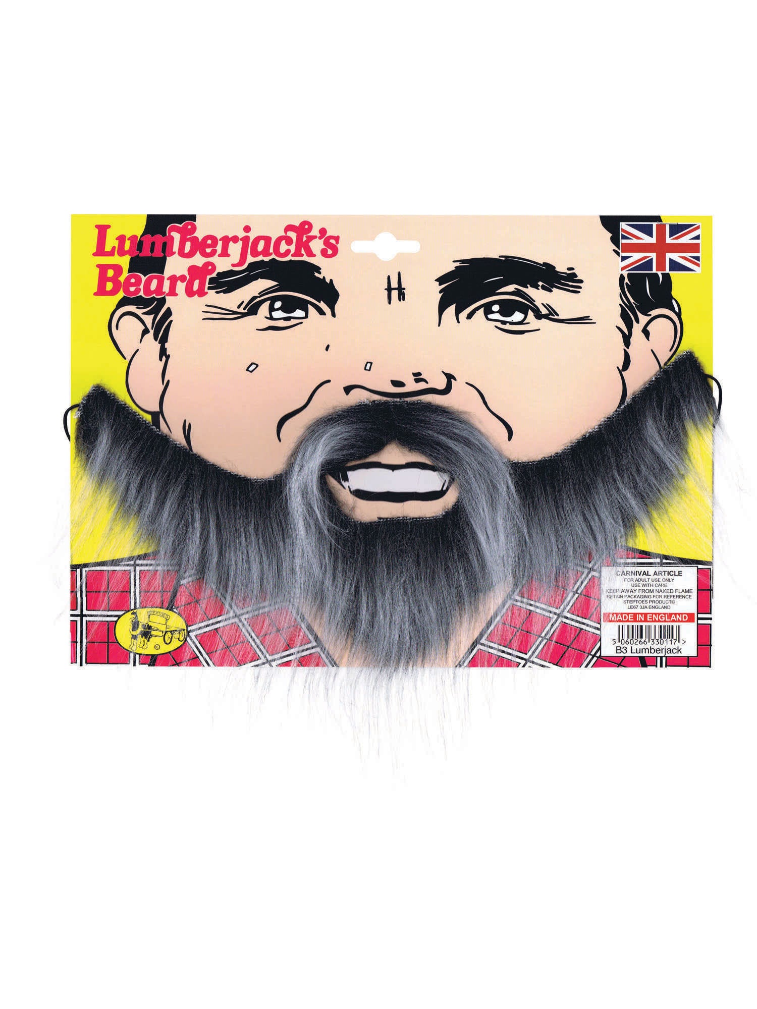 Lumberjack Beard. Grey 1