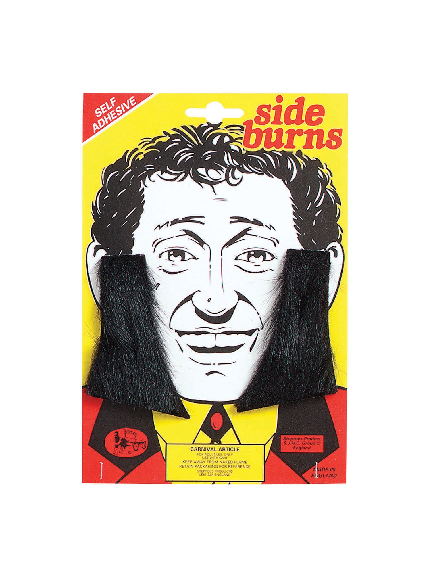 Sideburns. Black 1