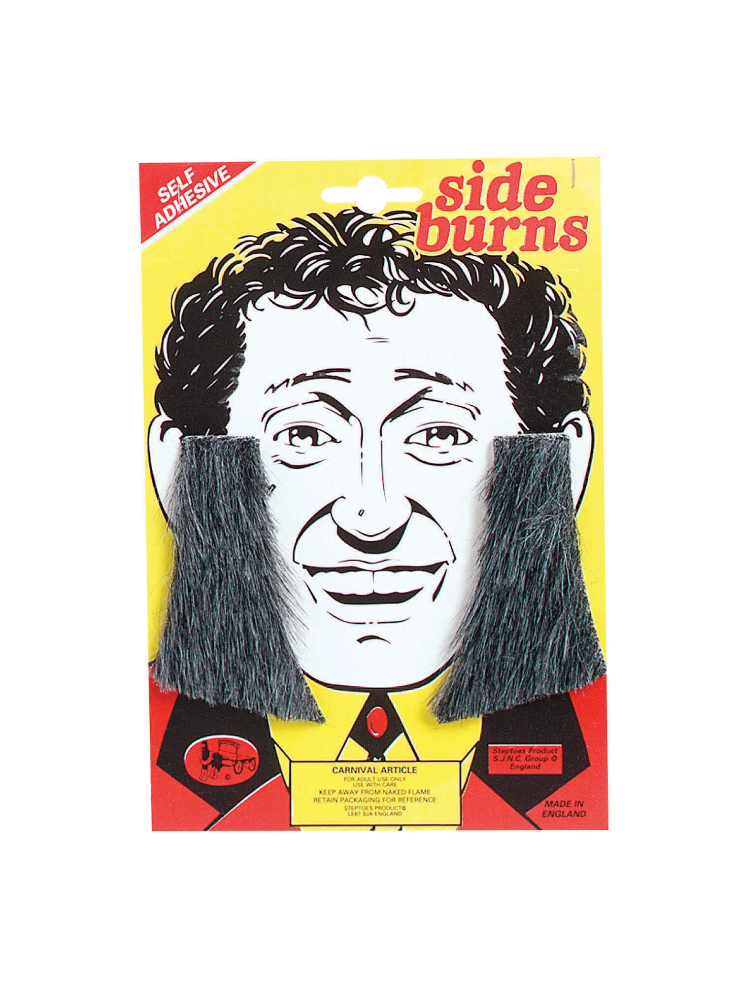 Sideburns. Grey 1