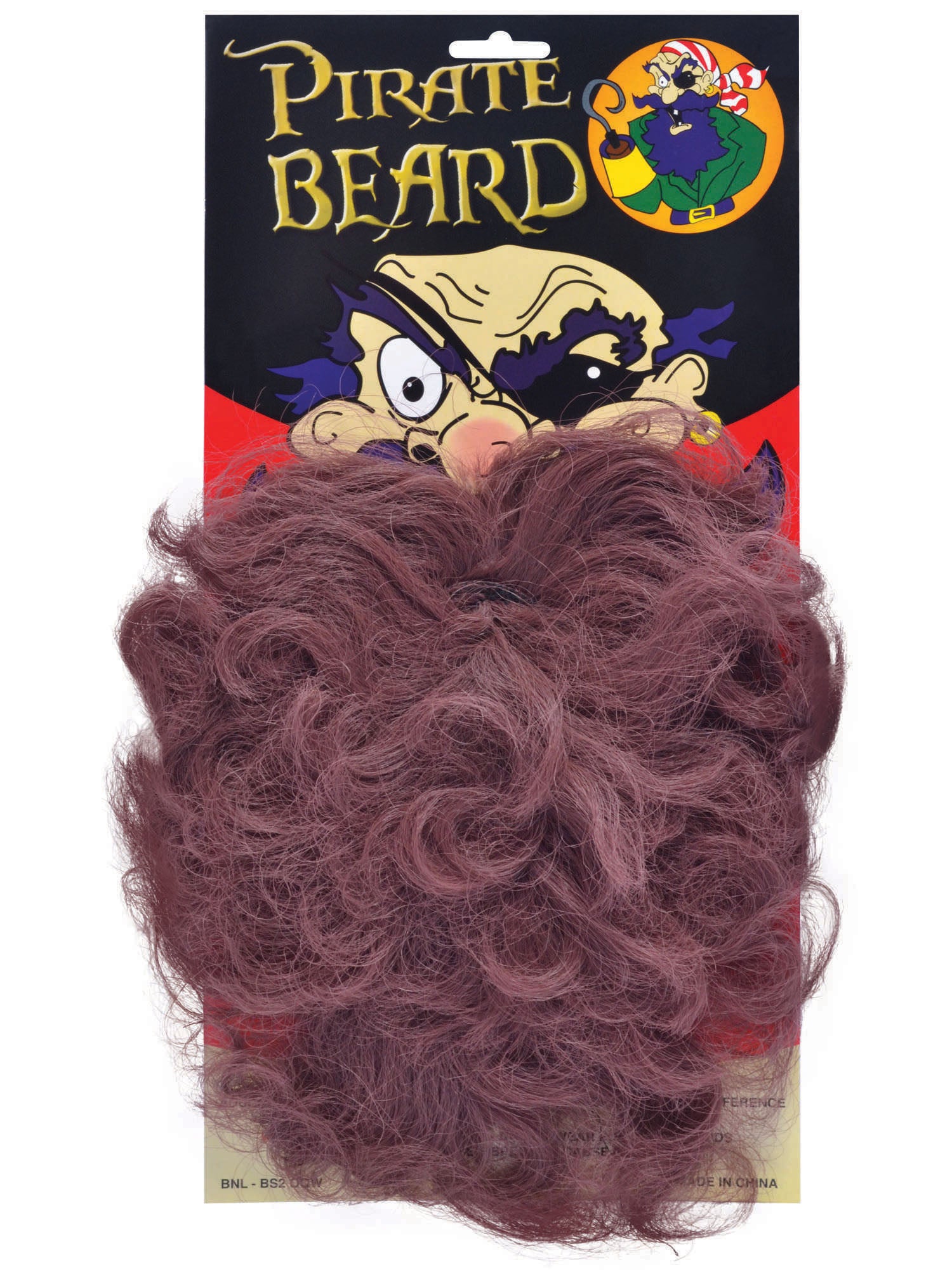 Pirate Beard. Wavy Brown 1