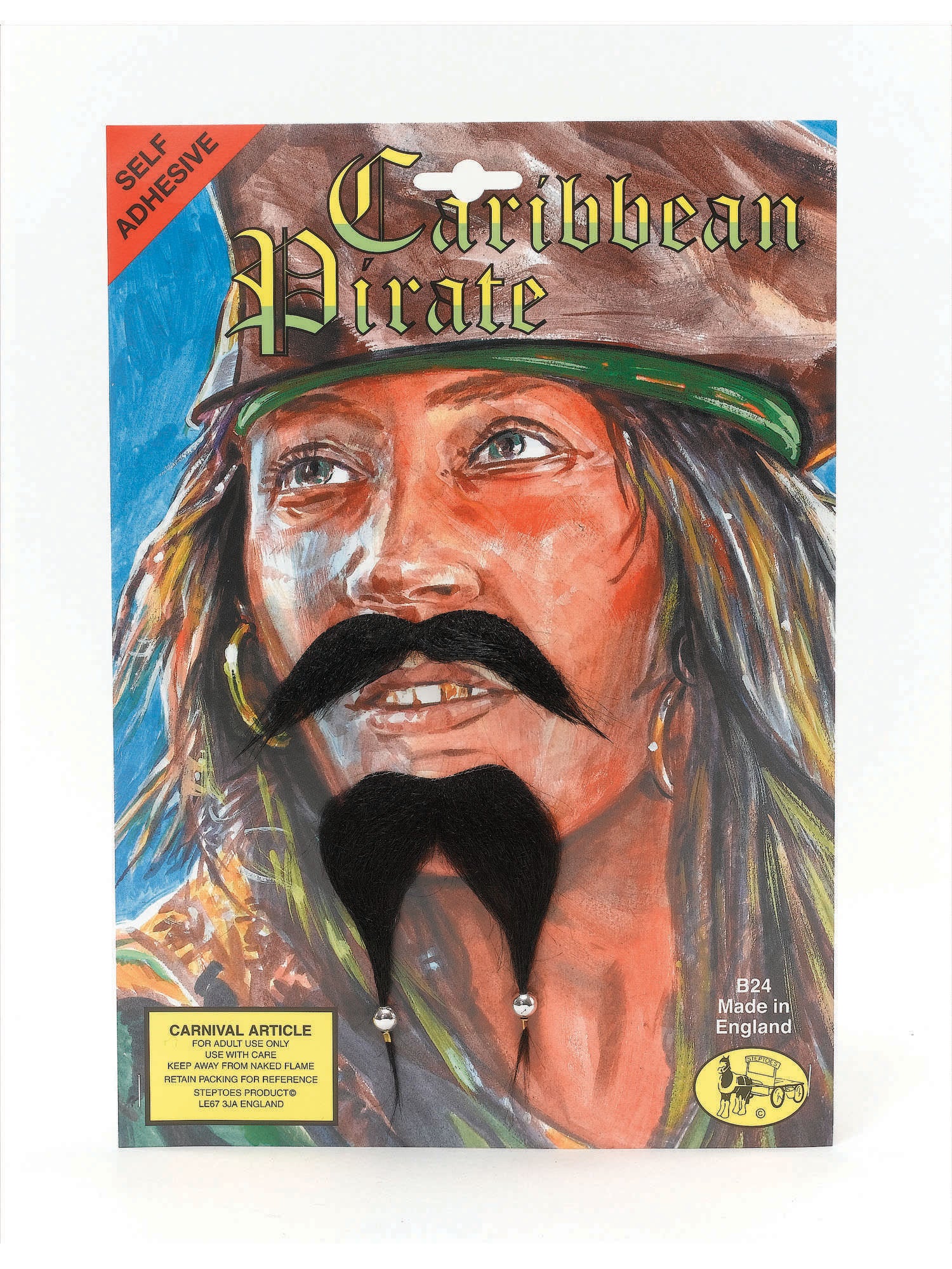 Caribbean Pirate Beard+Tash 1