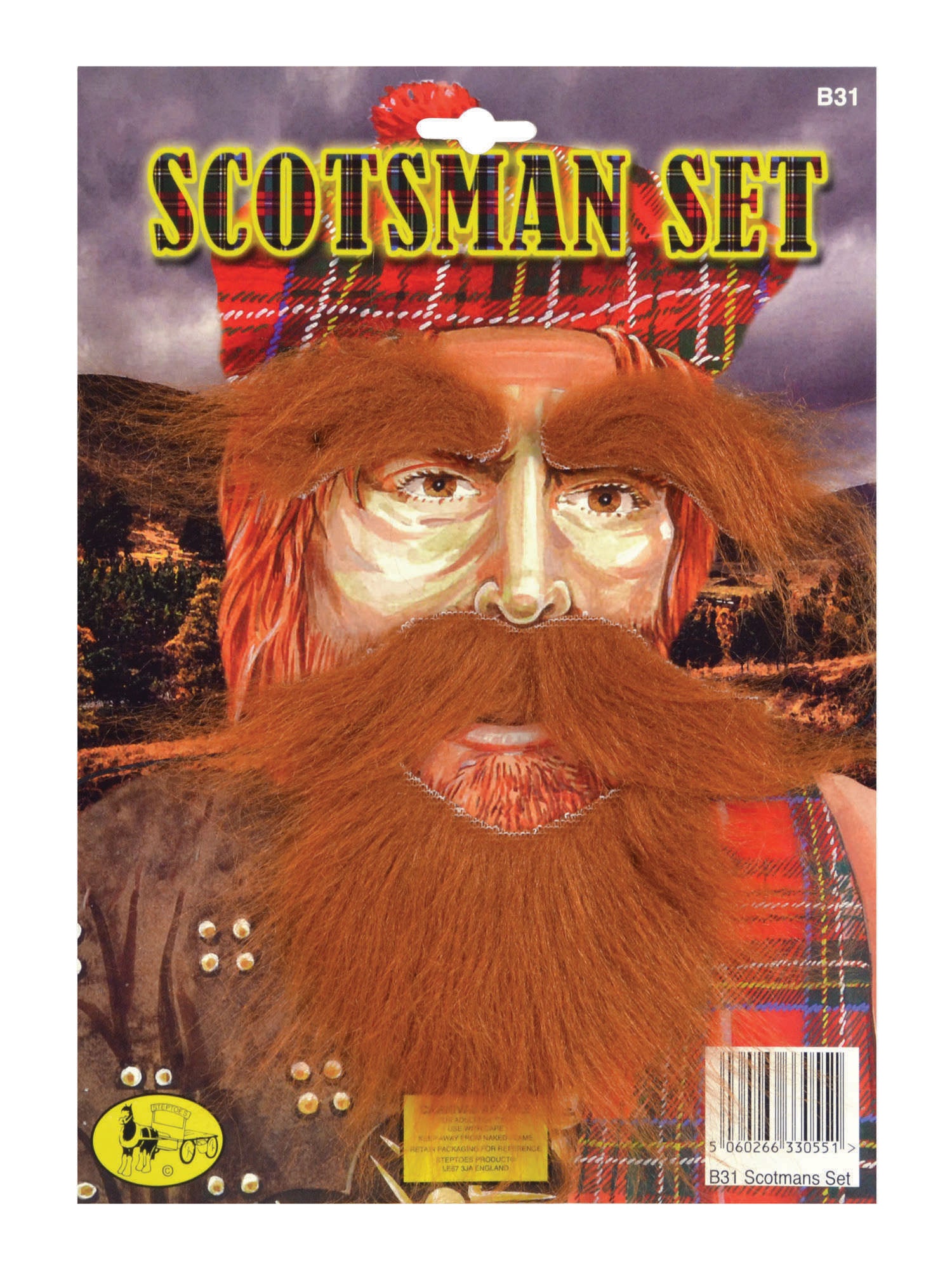 Scotsman Set (Beard, Tash, Eyebrows) 1