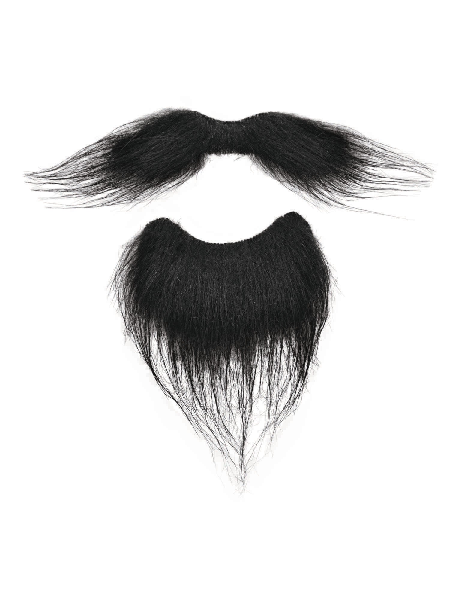 Beard + Tash Set Black 1