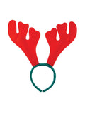Antler Headband Felt Red/Green 1